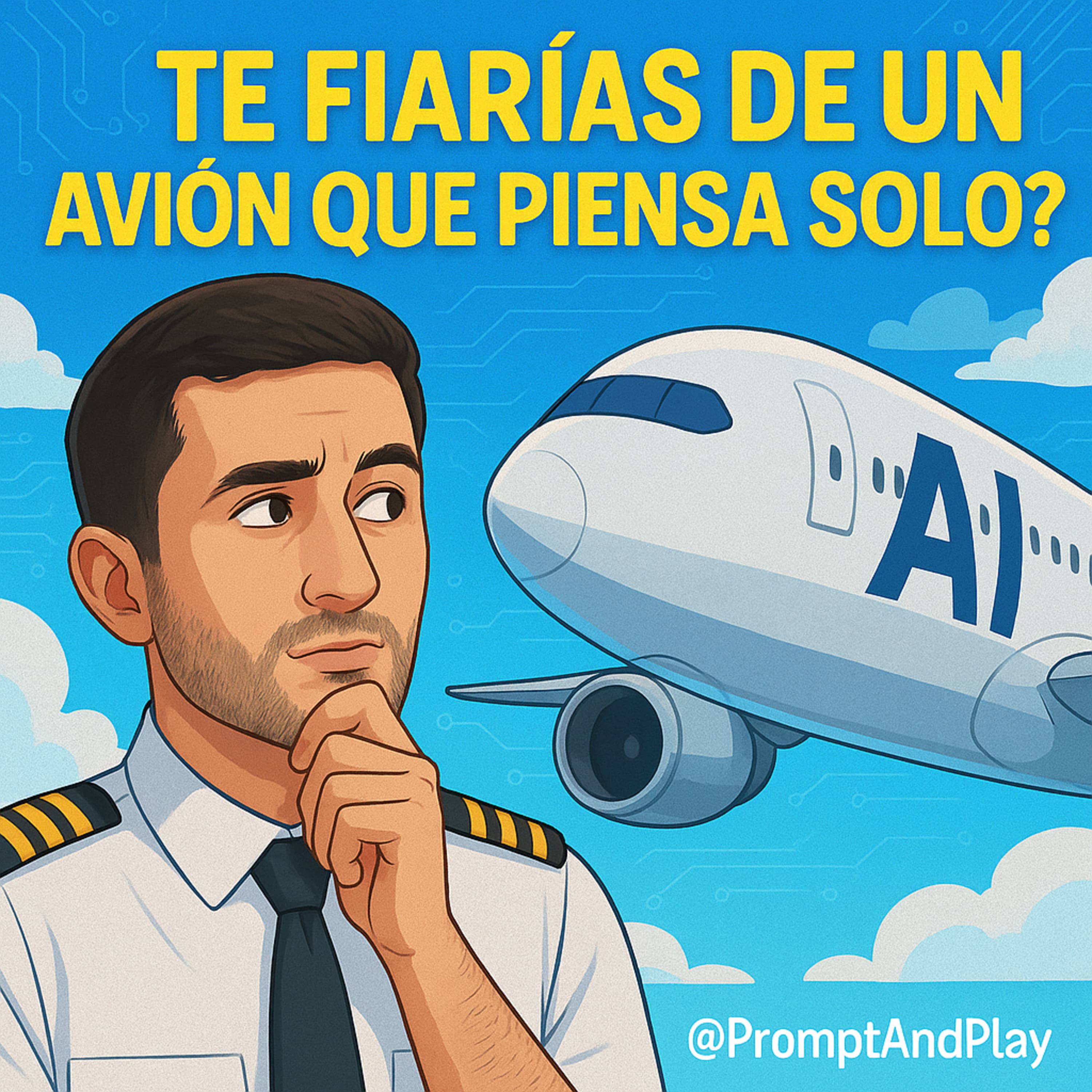 ¿Te fiarías de un avión que piensa solo?