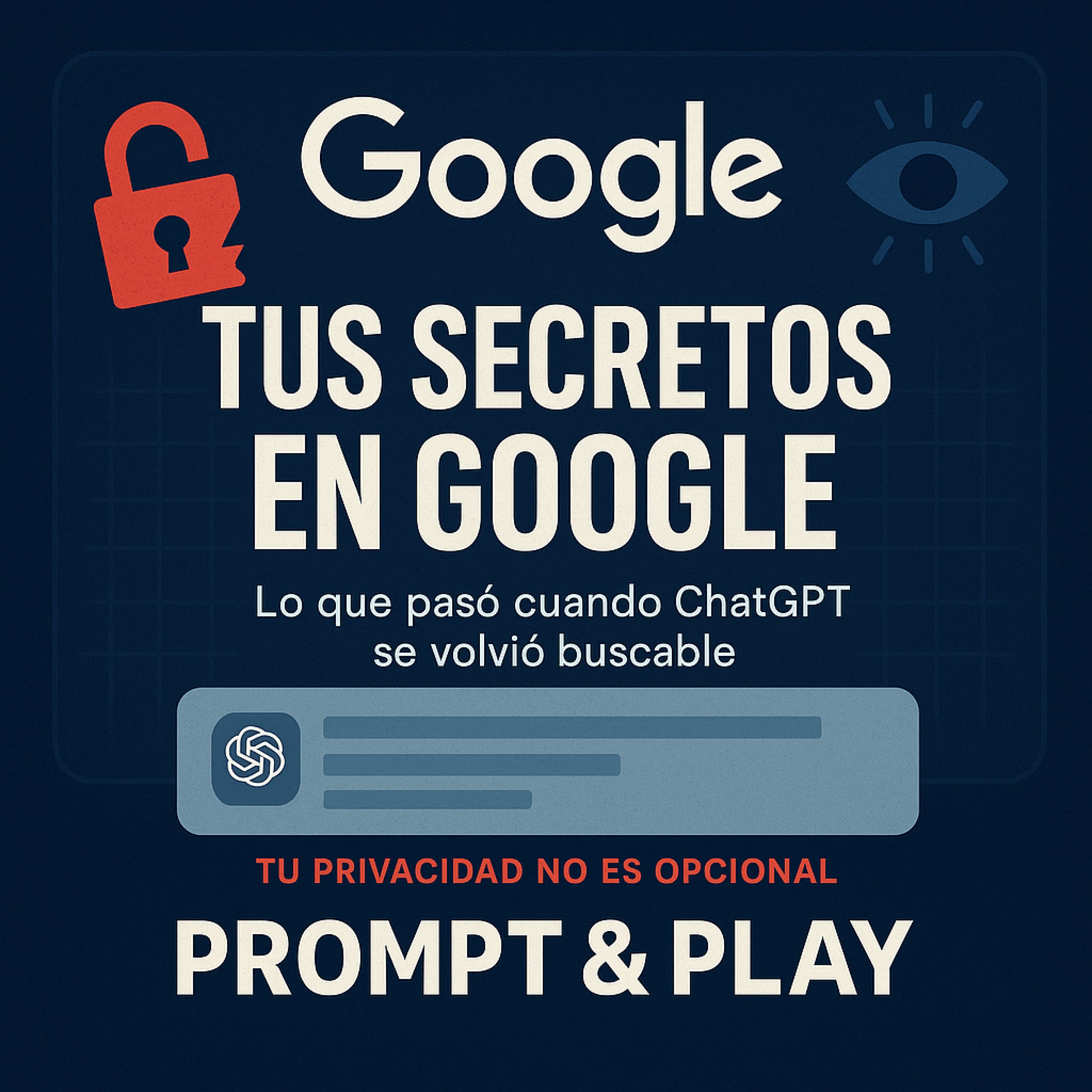 Tus secretos, en Google. Gracias, IA
