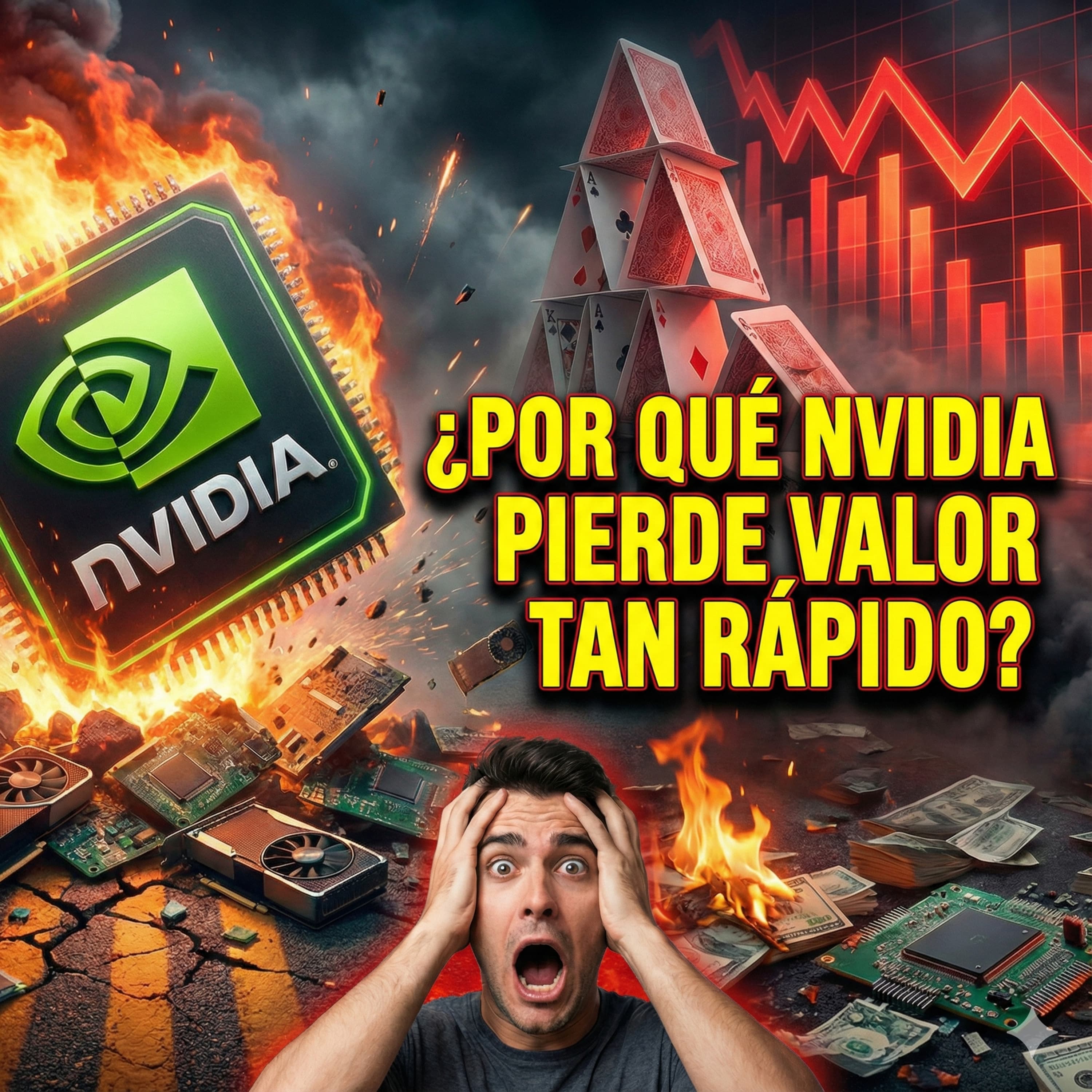 ¿Por qué Nvidia pierde valor tan rápido?